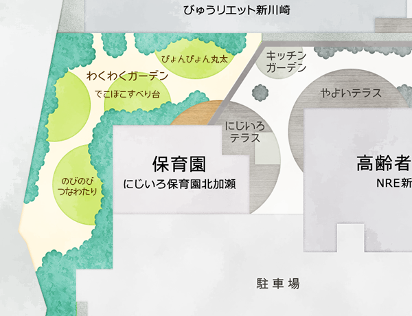 WakuWaku garden地图
